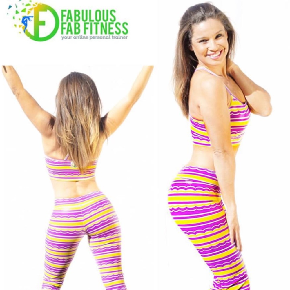 Brazilian workout set top/pants/yoga pants S M L